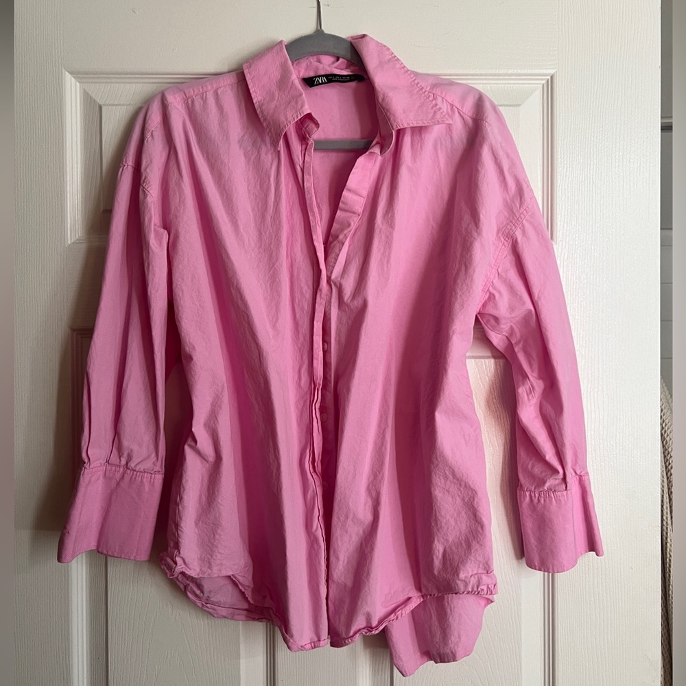 Zara Pink Buttondown